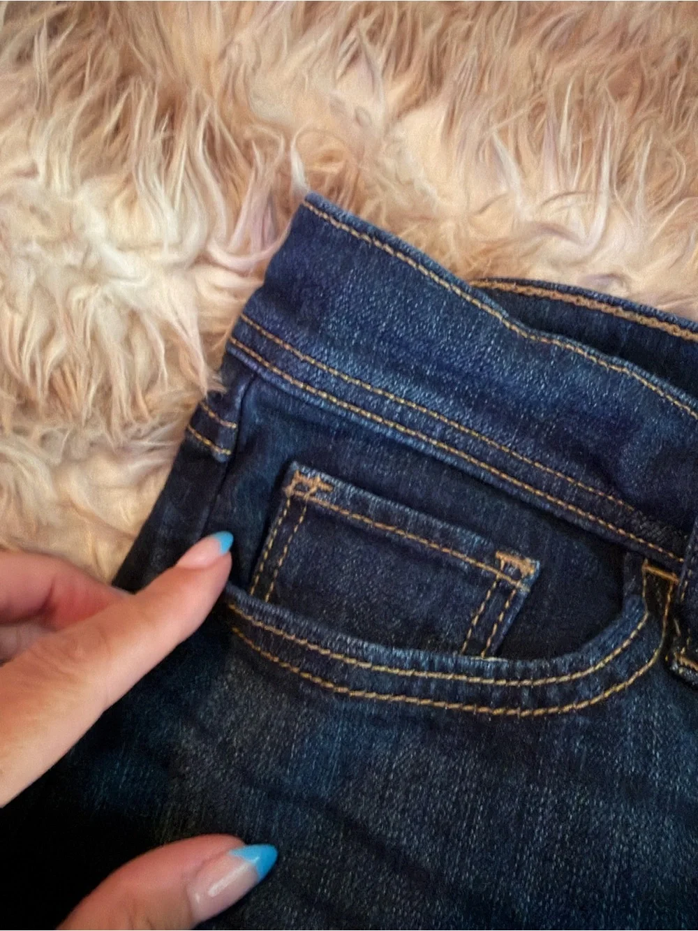 Hollister Rolled Cuff Denim Shorts